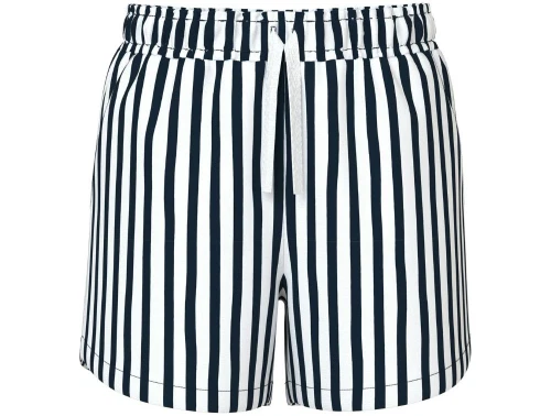 Name It shorts hvid med mørk sapphire striber